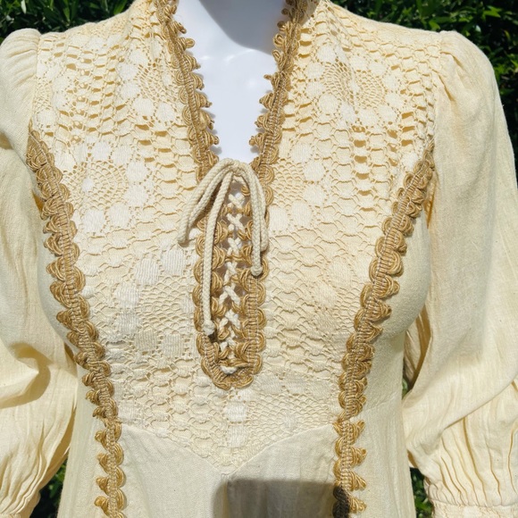 Vintage Union Made Victorian Revival Dress - Picture 10 of 13